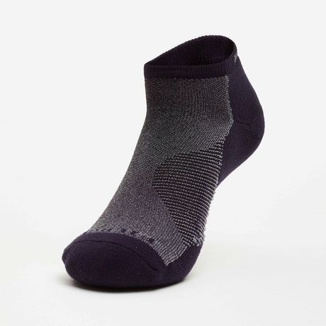 Thorlo Experia Running Light Cushion Low Cut Socks  -  Medium / Black/Gray
