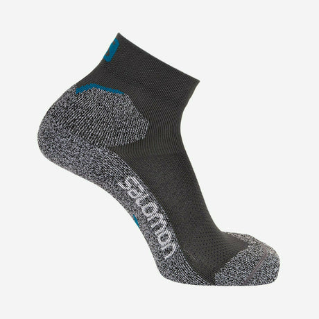 Salomon Speedcross Ankle Socks  -  Small / Quiet Shade/Crystal Teal
