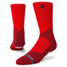 Stance Icon Sport Crew Socks  -  Large / Red