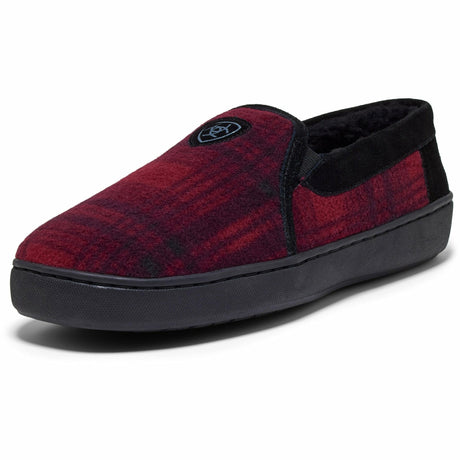 Ariat Mens Lincoln Slippers  -  M9 / Red Plaid