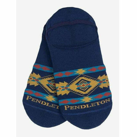 Pendleton Eagle Gift No Show Socks  -  Medium / Navy