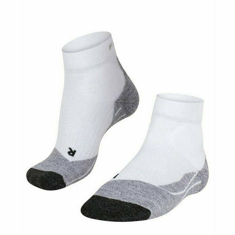 FALKE Womens TE2 Short Tennis Socks  -  35-36 / White/Mix