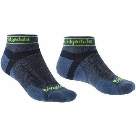 Bridgedale Mens Trail Run Ultralight Merino Low Socks  -  Medium / Blue