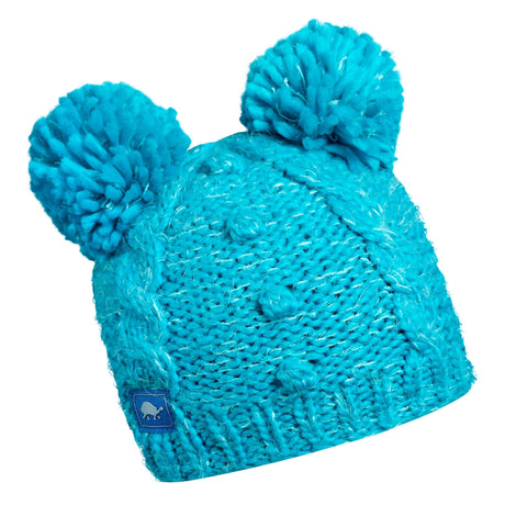 Turtle Fur Kids Fluff Balls  -  One Size Fits Most / Turquoise
