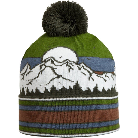 Turtle Fur Vista Pom Beanie  -  One Size Fits Most / Forest