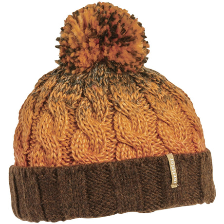 Turtle Fur Rico Pom Beanie  -  One Size Fits Most / Earth