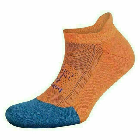 Balega Hidden Comfort No Show Socks - Clearance  -  Medium / Denim/Neon Orange