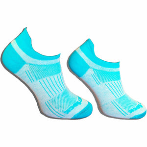 Wrightsock Double-Layer Coolmesh II Lightweight Tab Socks  -  Small / Scuba / Single Pair