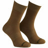 Wrightsock Double-Layer Coolmesh II Lightweight Crew Socks  -  Small / Coyote Brown / Single Pair