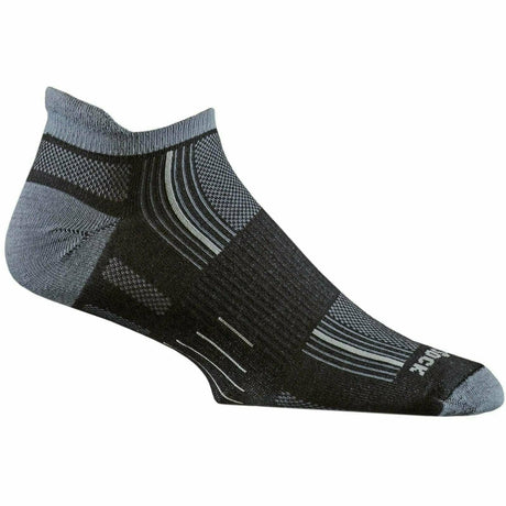 Wrightsock Double-Layer Stride Tab Socks  -  Small / Black/Gray