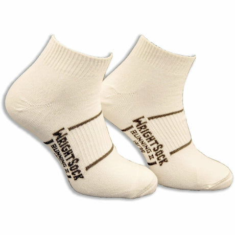 Wrightsock Double-Layer Running II Lo Socks  -  X-Large / White / Single Pair