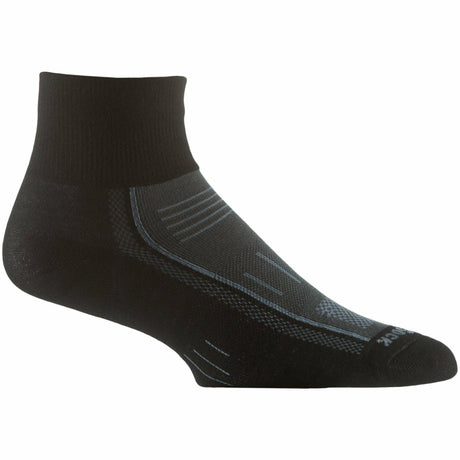 Wrightsock Double-Layer Endurance Safety Toe Quarter Socks  -  Small / Black