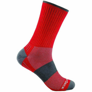 Wrightsock Double-Layer Escape Midweight Crew Socks  -  Small / Red