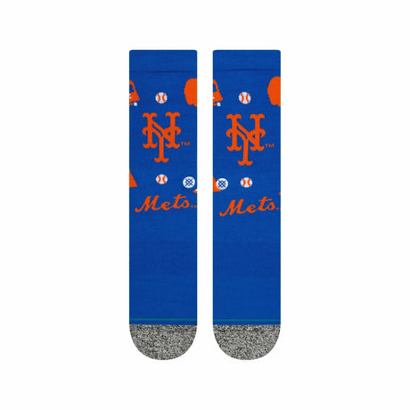 Stance Mens MLB New York Mets Landmark Crew Socks  -  Large / Blue