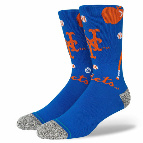 Stance Mens MLB New York Mets Landmark Crew Socks  -  Large / Blue
