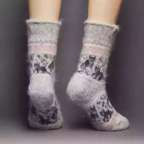 Siberia Spirit Kute Kitties Crew Socks  - 