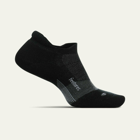 Feetures Merino 10 Cushion No Show Tab Socks  -  Small / Charcoal