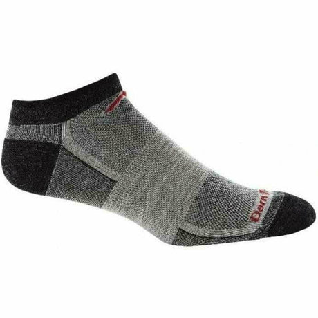 Darn Tough Mens No Show Lightweight Athletic Socks  -  Small / Charcoal