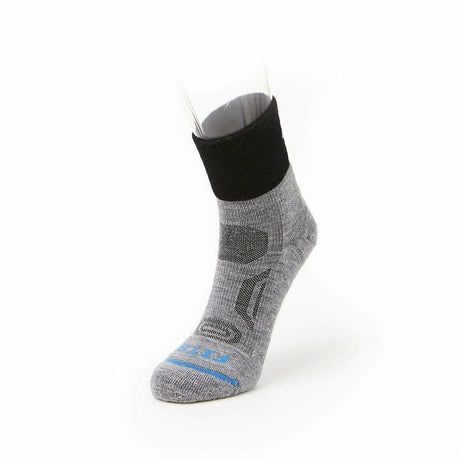 FITS Performance Trail Quarter Socks  -  Small / Light Gray