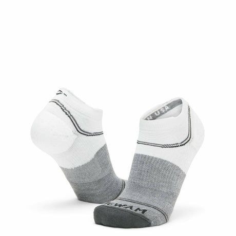 Wigwam Surpass Lightweight Low-Cut Socks  -  Small / White/Gray