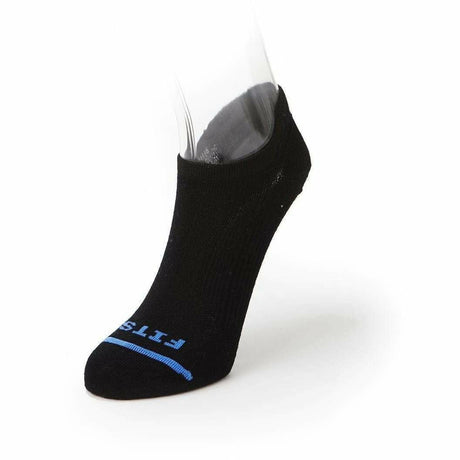 FITS Ultra Light Runner No Show Socks  -  Small / Black
