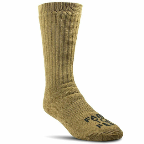 Farm to Feet Kodiak Full Cushion Boot Socks  -  Medium / Coyote Brown