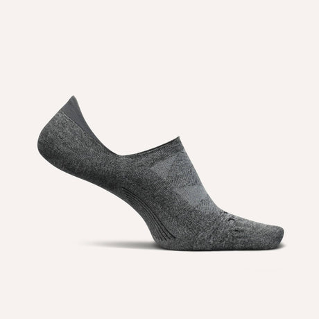 Feetures Elite Ultra Light Invisible Socks  -  Small / Gray