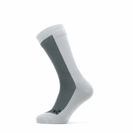 Sealskinz Waterproof Cold Weather Mid Socks  -  Small / Gray