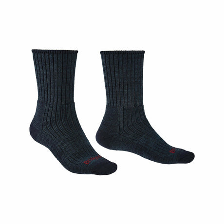 Bridgedale Mens Hike Midweight Comfort Boot Socks  -  Medium / Navy