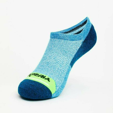 Thorlo Experia GREEN No Show Liner Socks  -  Medium / Teal / Single Pair