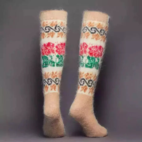 Siberia Spirit Rose Bouquet Under-the-Knee Socks  - 