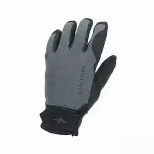 Sealskinz Waterproof All-Weather Gloves  -  Small / Gray/Black