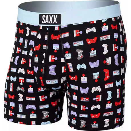 SAXX Mens Ultra Boxer Fly - Past Season  -  Small / Gamer/Black