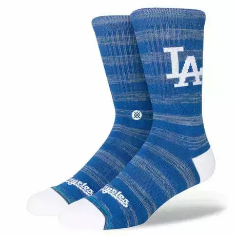 Stance Dodgers Twist Crew Socks  -  Large / Royal