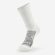 Thorlo 12-Hour Shift Work Crew Socks  -  Medium / White/Gray