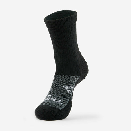Thorlo 12-Hour Shift Work Crew Socks  -  Medium / Black/Gray