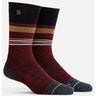 WORN Everyday Enhanced Boot Socks  -  Small / Red Stripe