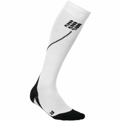 CEP Mens Progressive 2.0 Run Socks  -  4 / White/Black