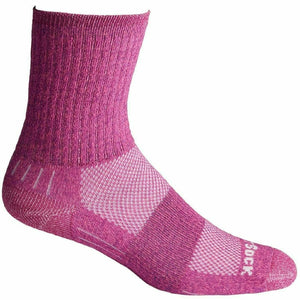 Wrightsock Double-Layer Escape Midweight Crew Socks  -  Small / Pink