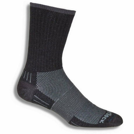 Wrightsock Double-Layer Escape Midweight Crew Socks  -  Small / Black