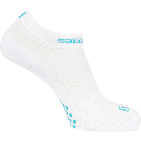 Salomon Active Low Socks  -  Small / White/Light Blue
