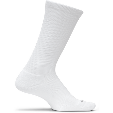 Feetures Therapeutic Cushion Crew Socks  -  Small / White