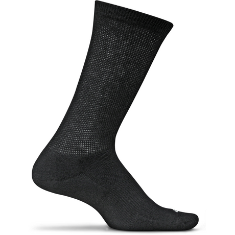 Feetures Therapeutic Cushion Crew Socks  -  Medium / Black