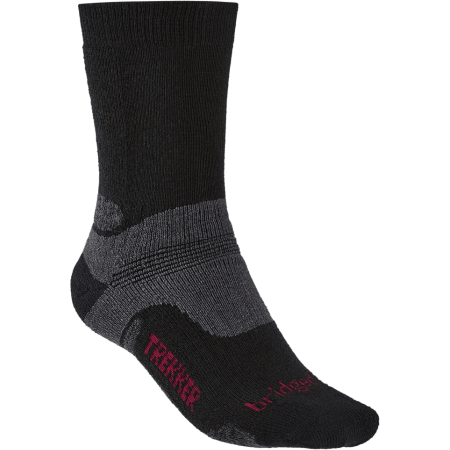 Bridgedale Mens Hike Midweight Endurance Boot Socks  -  Medium / Black