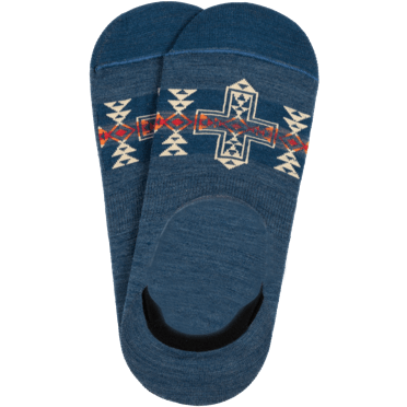 Pendleton Horizon Cross Moc Socks  -  Medium / Blue