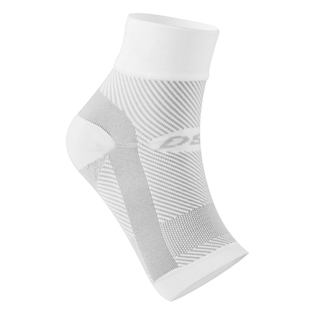 OS1st Plantar Fasciitis Night Time Relief Decompression Foot Sleeve  -  Small / White