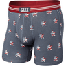 SAXX Mens Vibe Boxer Modern Fit  -  Small / Liberty Star/Deep Navy