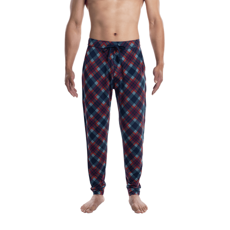 SAXX Mens Snooze Pants  -  Small / Olympia Flannel-Multi